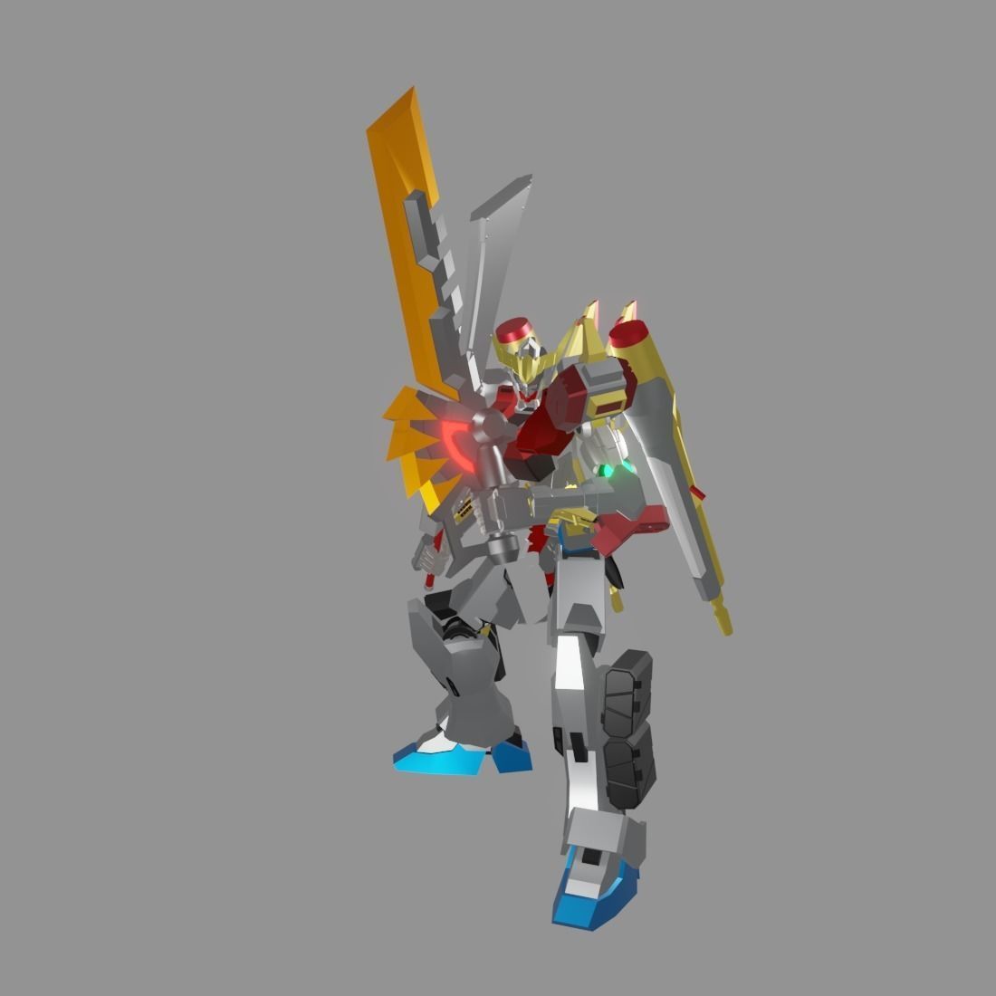 The Mecha Attacker 11 3D model_2