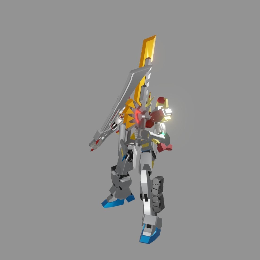 The Mecha Attacker 11 3D model_7