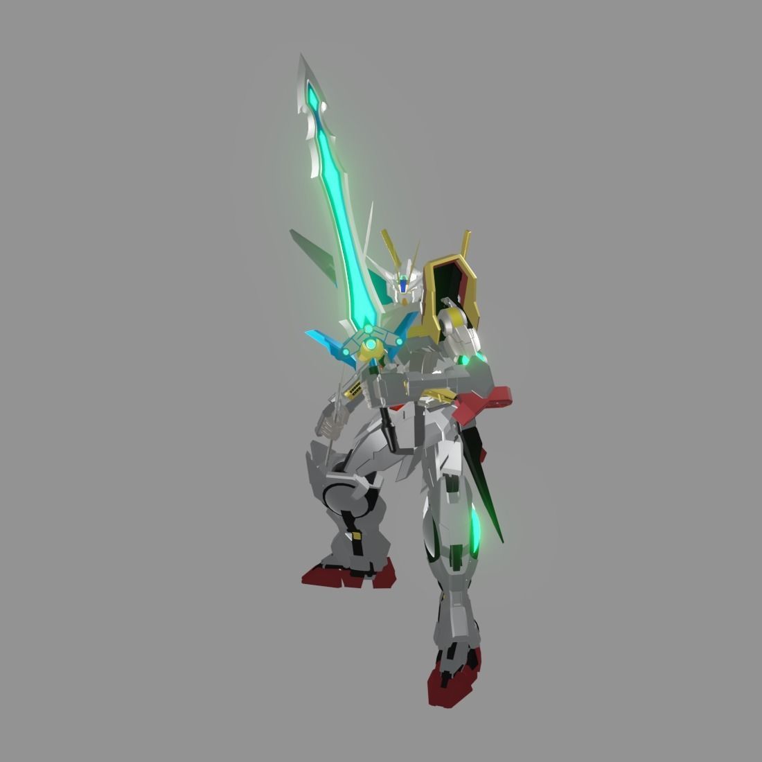 The Mecha Attacker 1 3D model_2