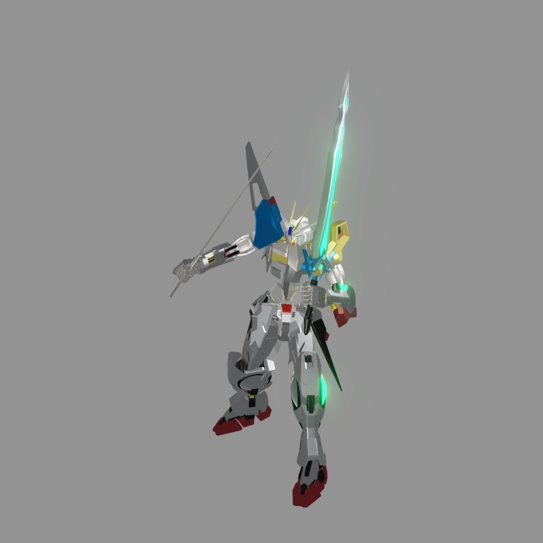 The Mecha Attacker 1 3D model_8