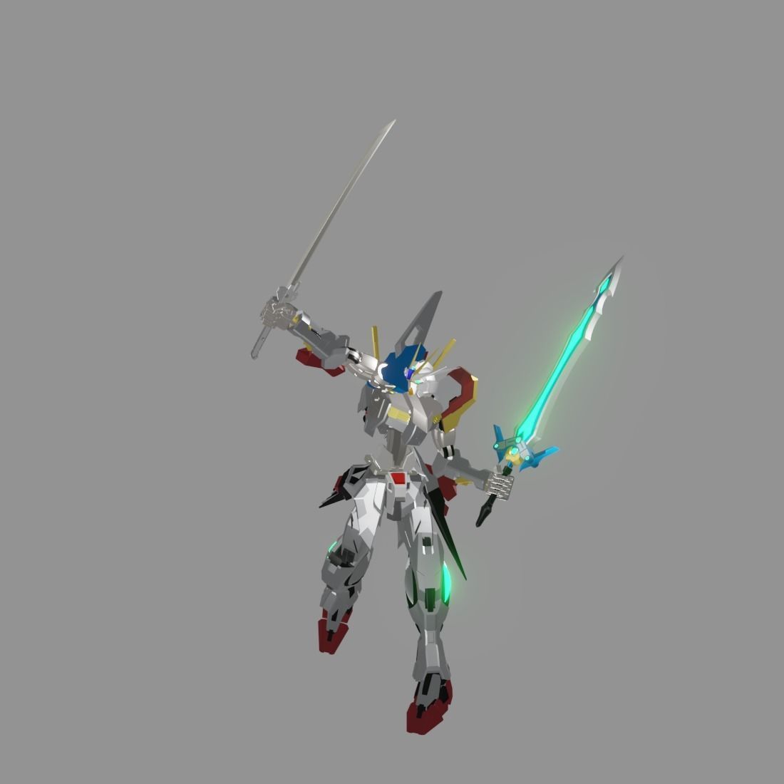 The Mecha Attacker 1 3D model_14