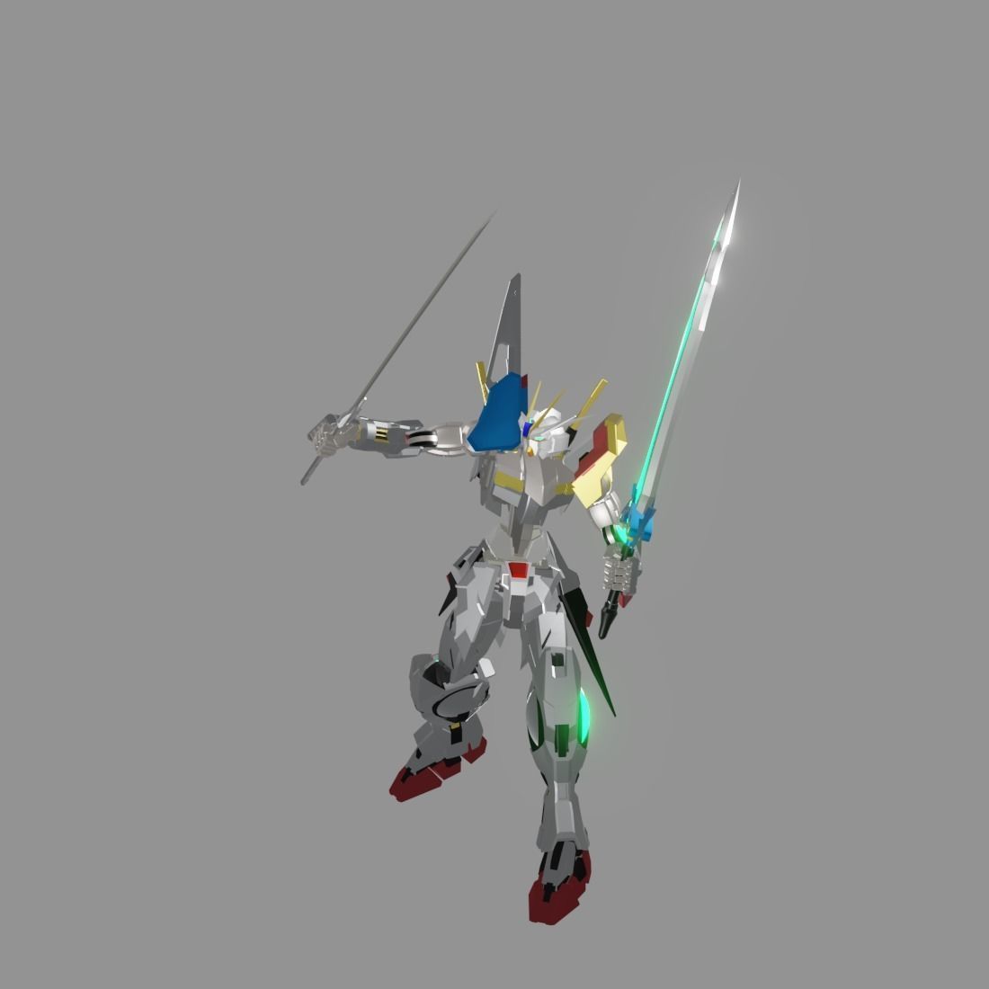 The Mecha Attacker 1 3D model_9