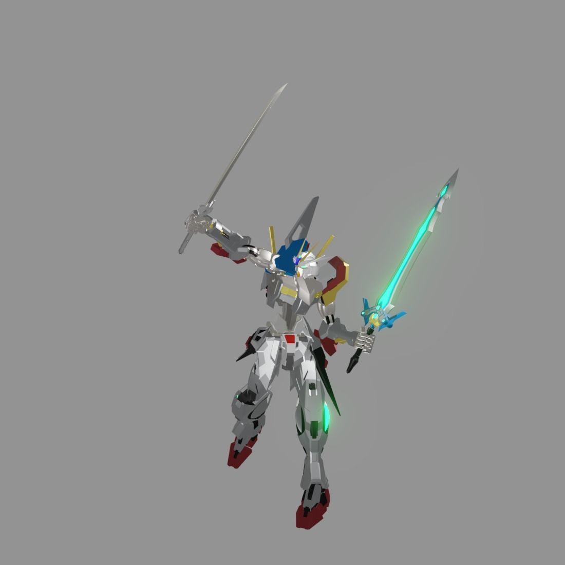 The Mecha Attacker 1 3D model_12