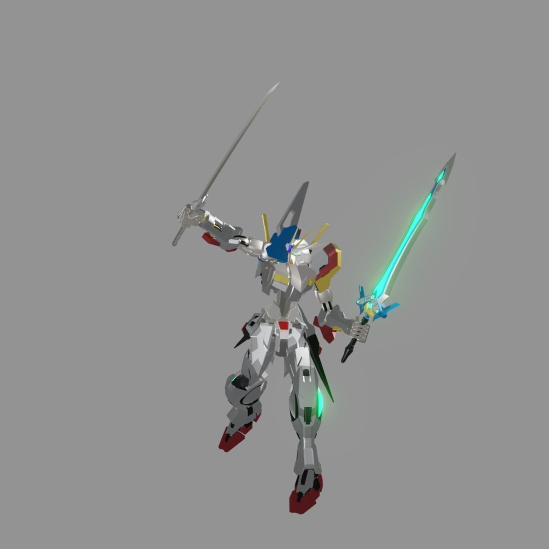 The Mecha Attacker 1 3D model_11