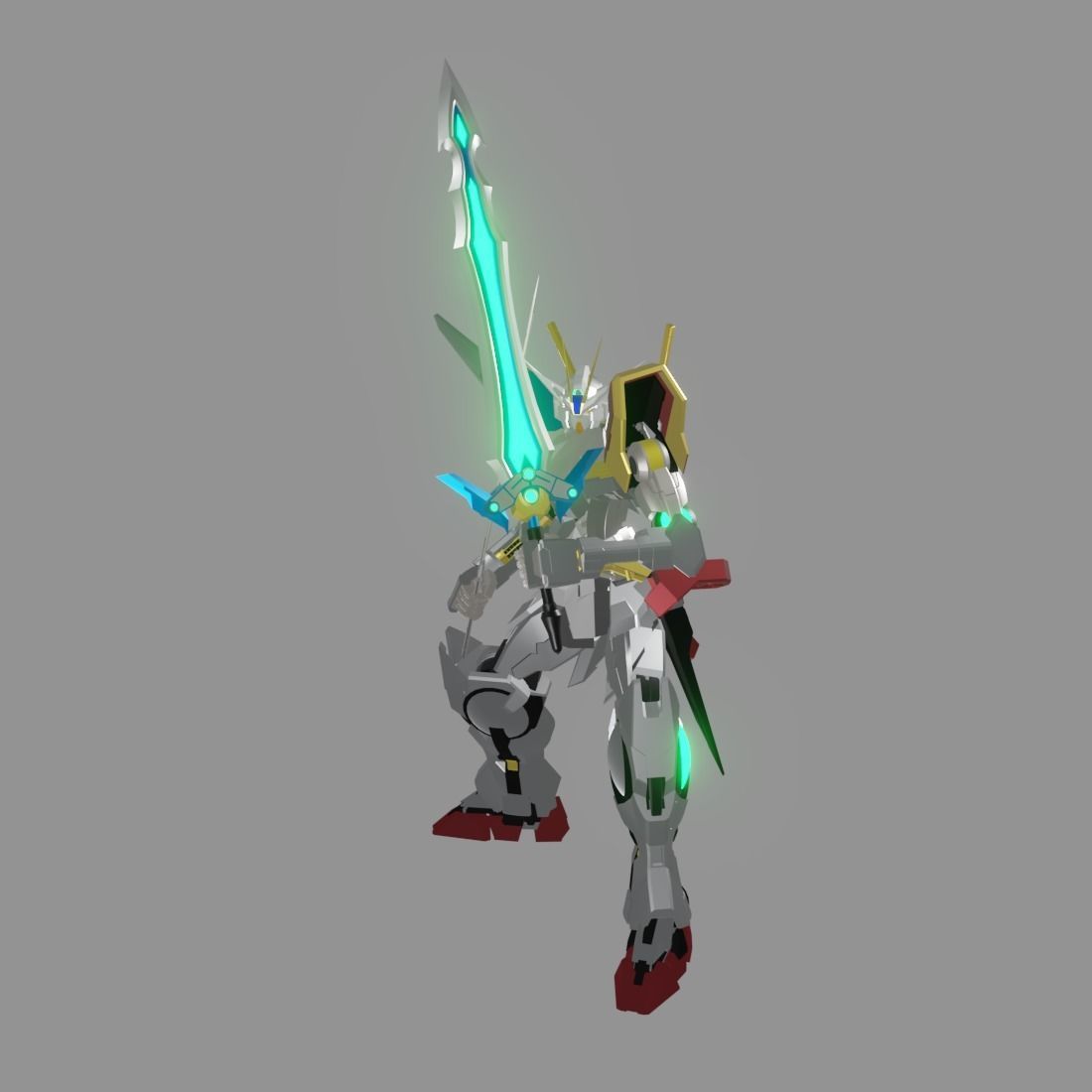 The Mecha Attacker 1 3D model_1