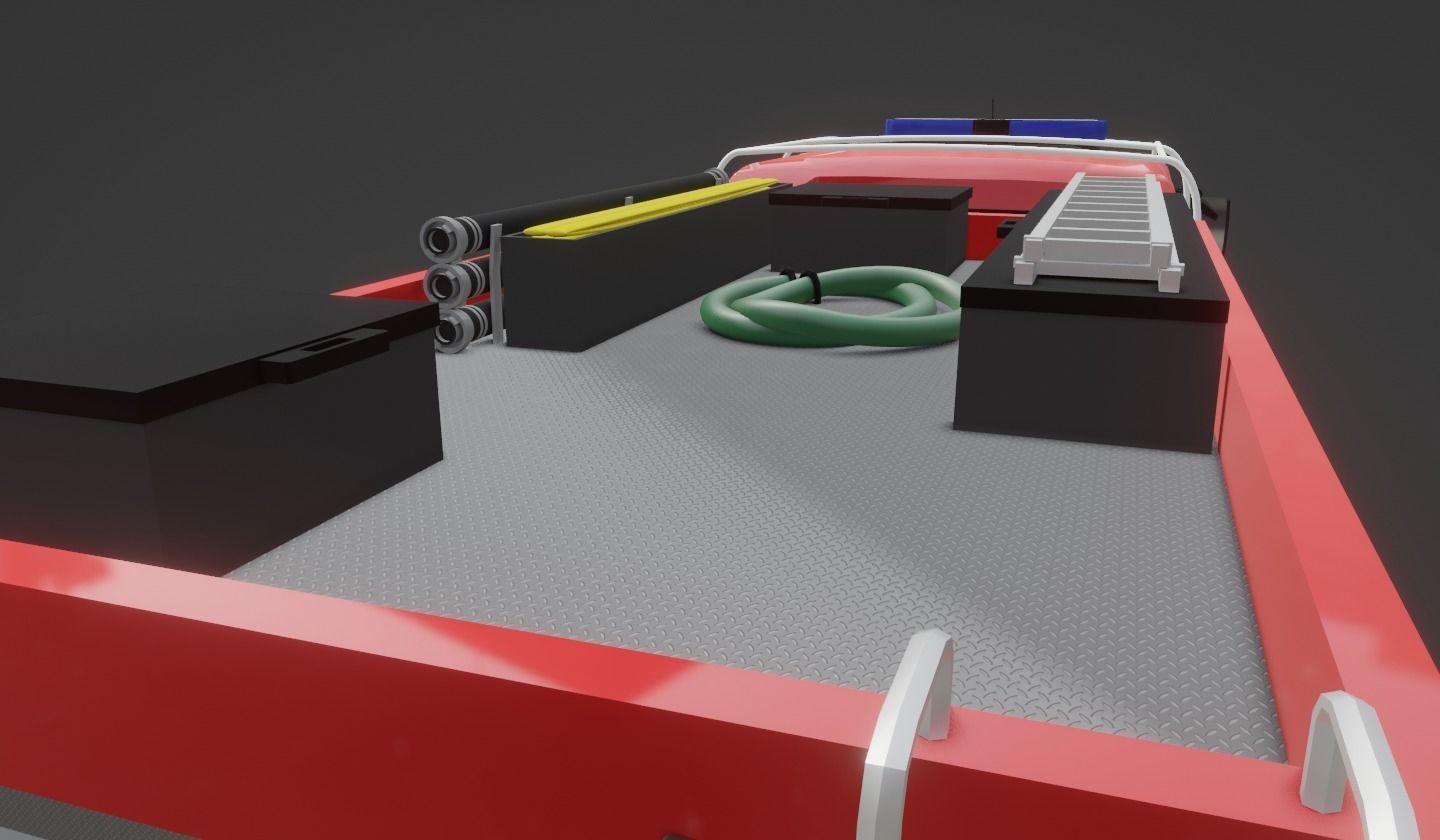 MAN TGA 26 440 Firetruck 3D model_5