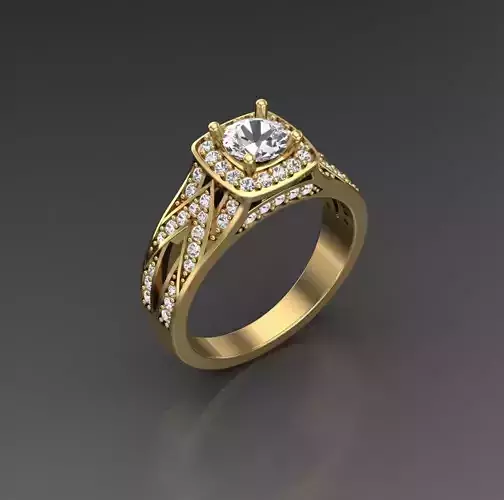 Solitaire Wedding Engagement Women Ring