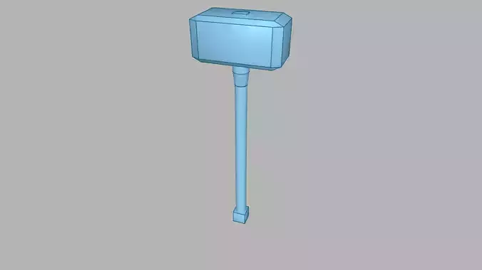 Warrior Hammer Base Model