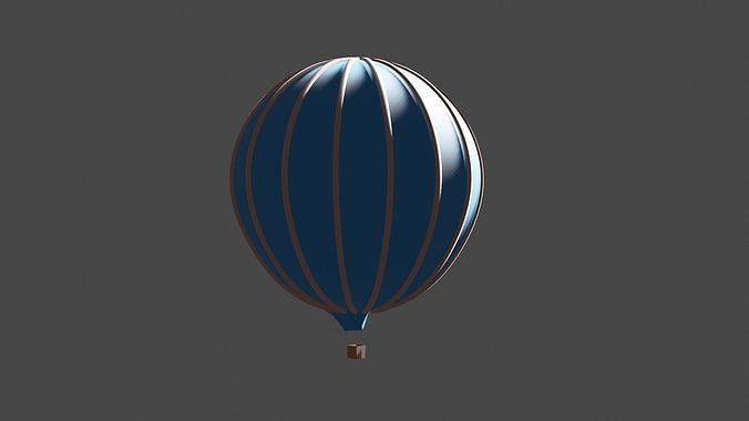balloon hot air 3D model