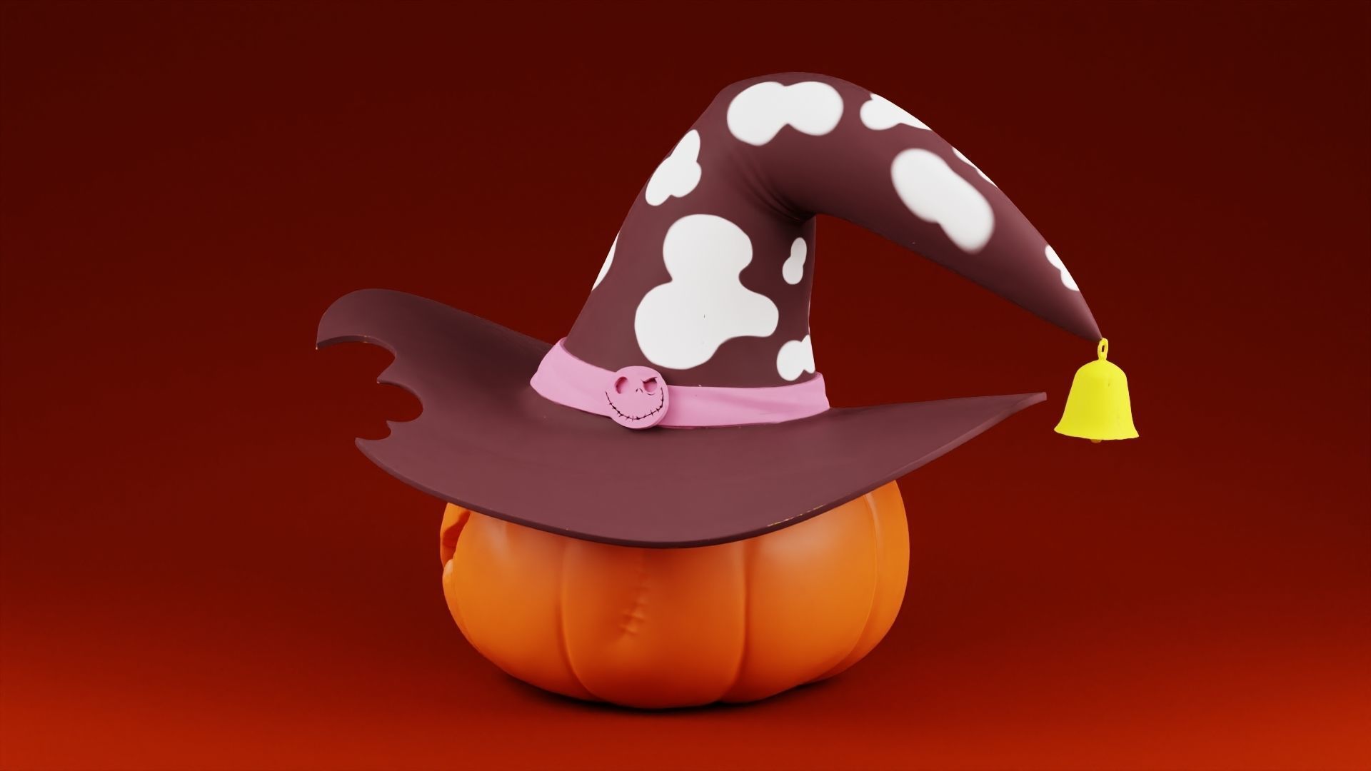 Halloween Pumpkin Hat 3D print model_6
