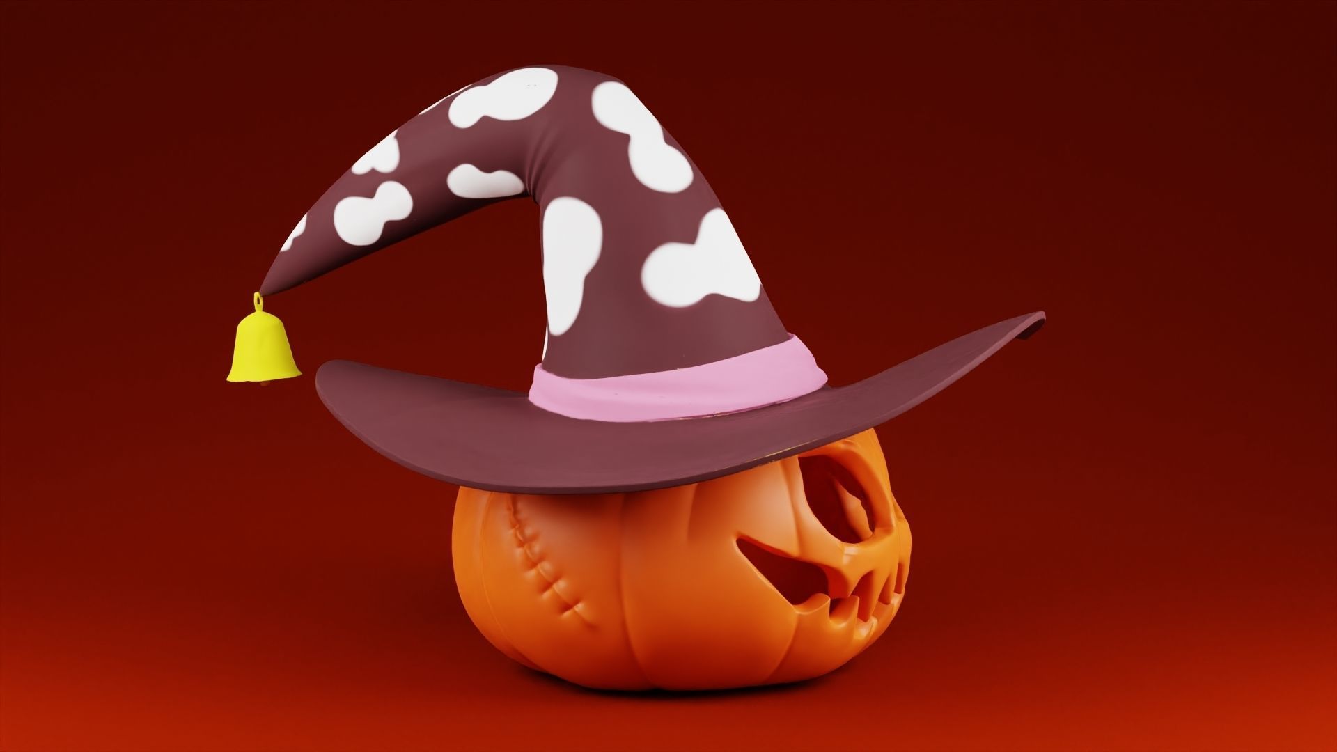 Halloween Pumpkin Hat 3D print model_3