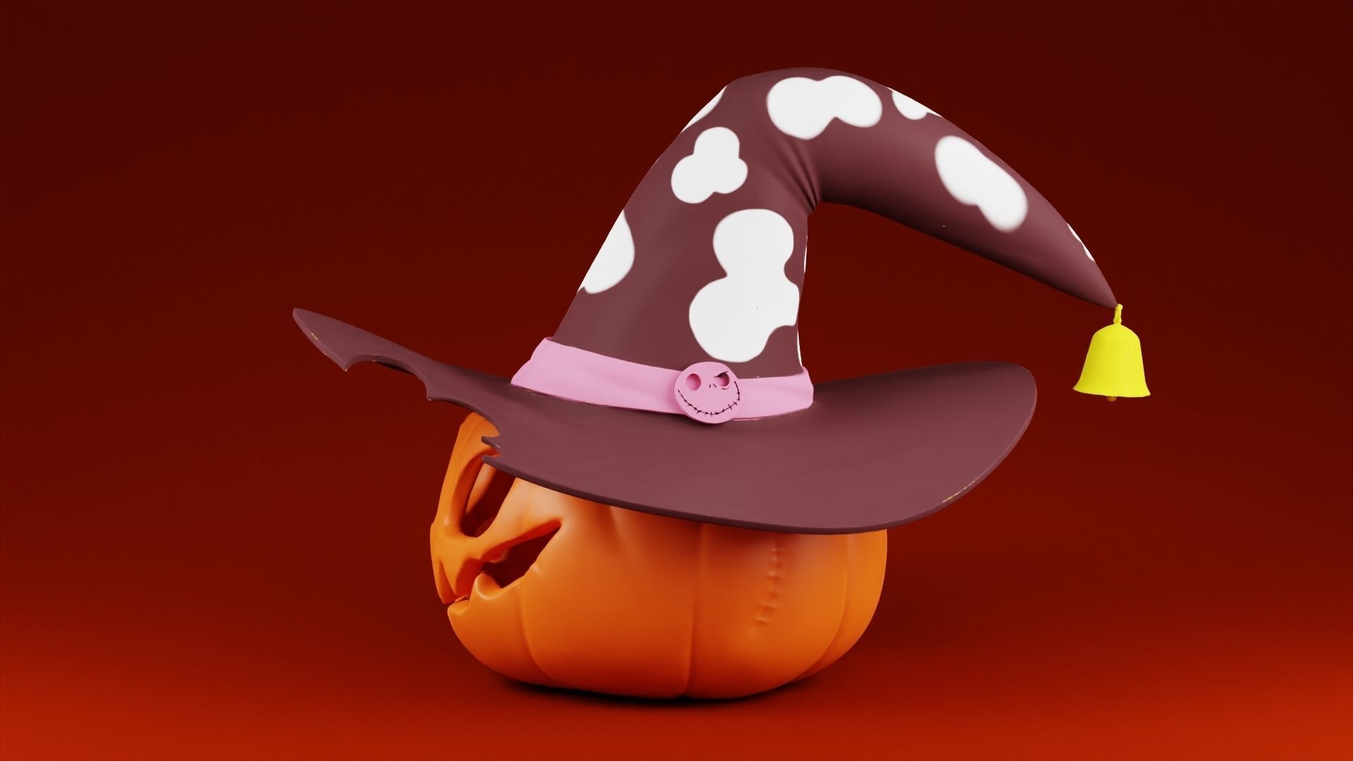 Halloween Pumpkin Hat 3D print model_7