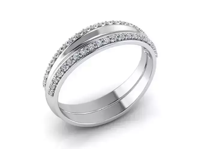 Diamond Jewelry Ring 3D print model