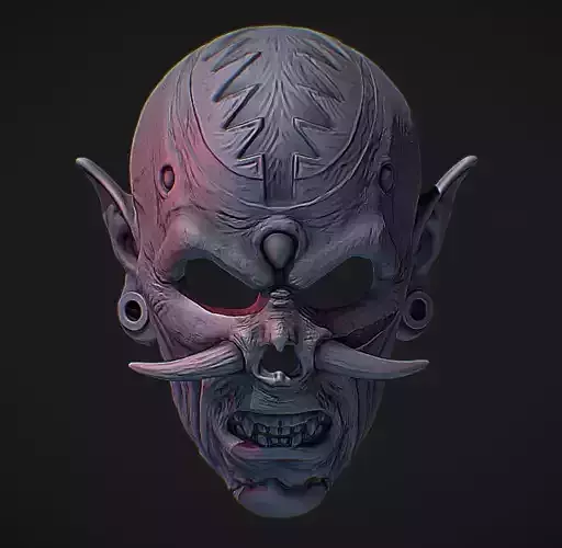 DEMON MASK 3D print model