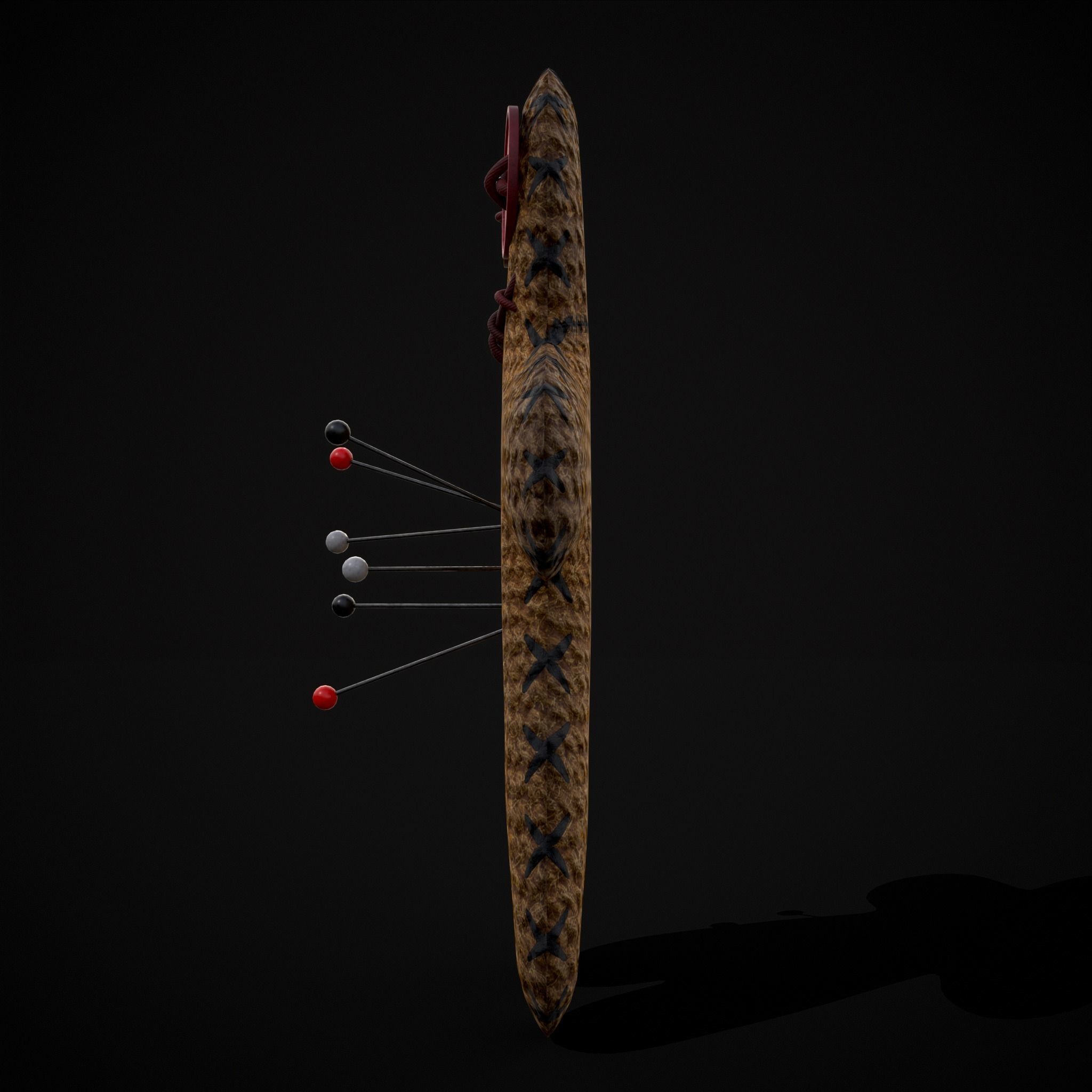 Simple Burlap Pin Effigy Free low-poly 3D model_13