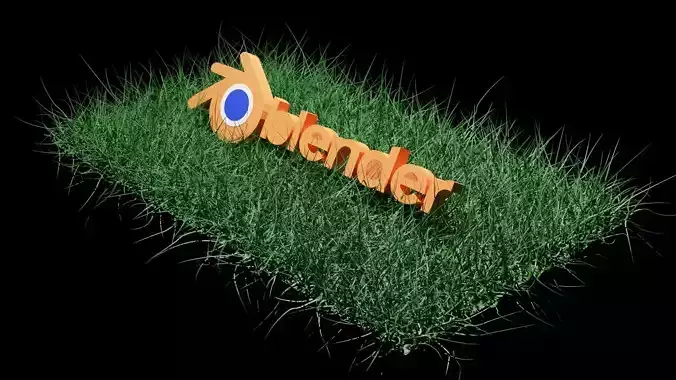Blender grass