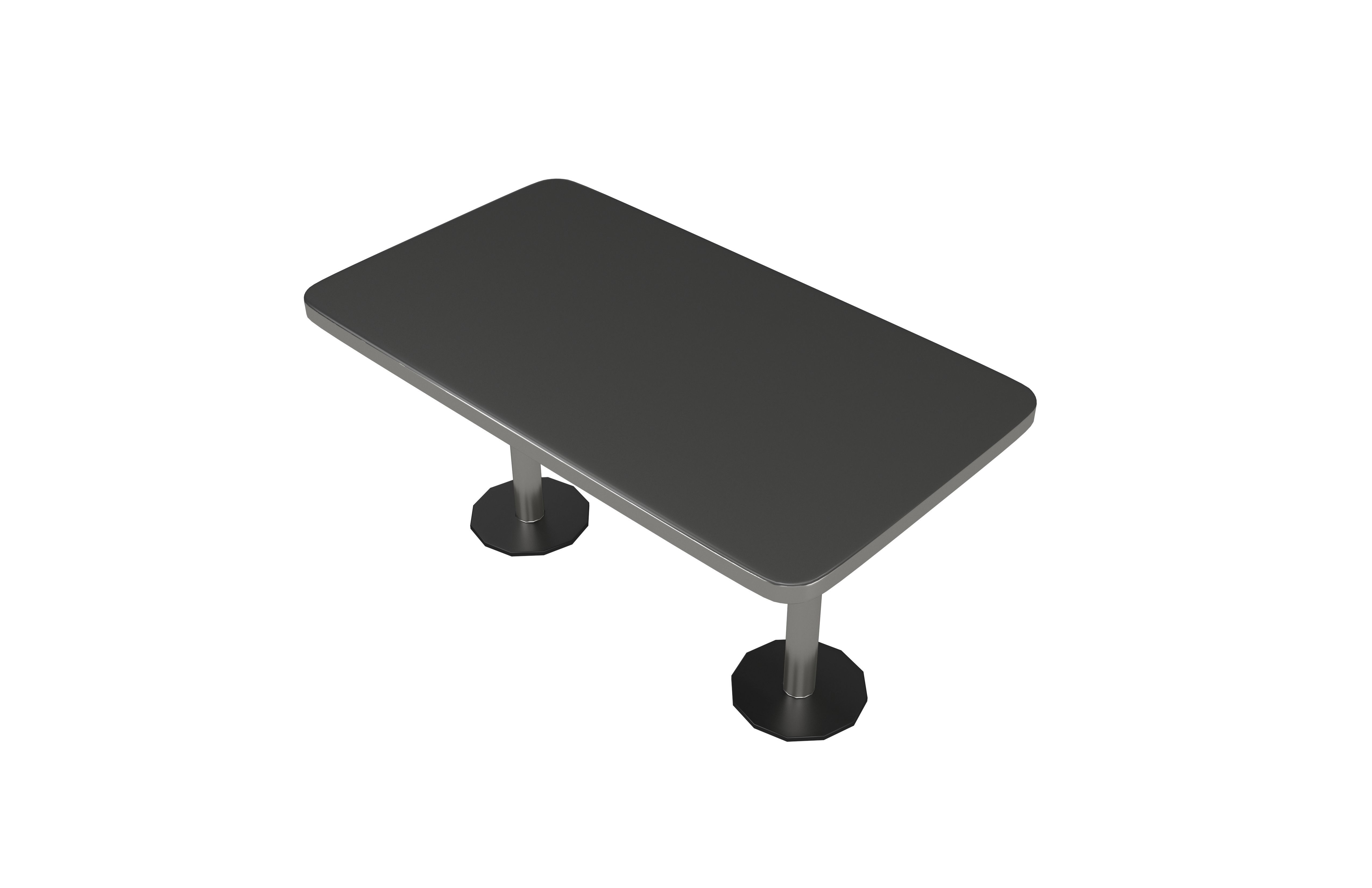 Dining Table v2 002 Low-poly 3D model_2