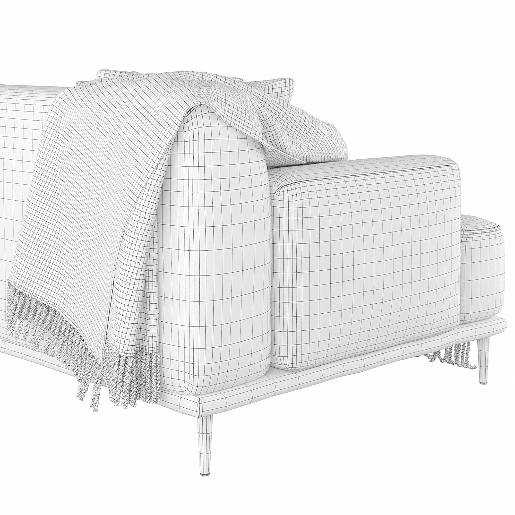 Sofa Portofino 3D model_5