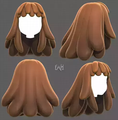 Base Hair for girl V37