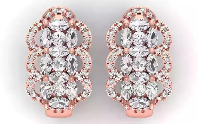 Solitaire Women Diamond Earring