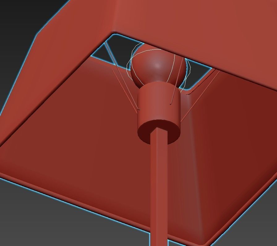 PROJECT floor lamp with shade 3D model_6