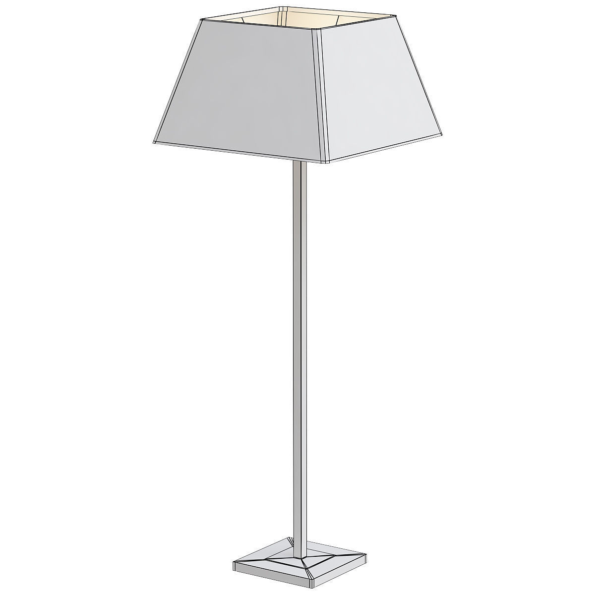 PROJECT floor lamp with shade 3D model_1