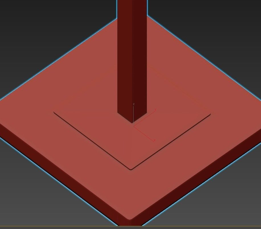 PROJECT floor lamp with shade 3D model_4