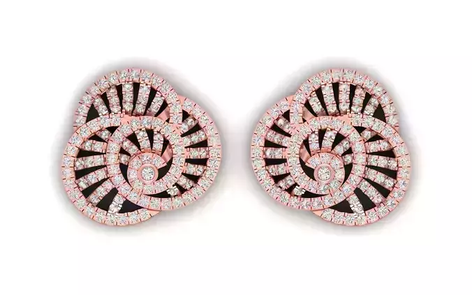 Solitaire Women Stud Diamond Earring