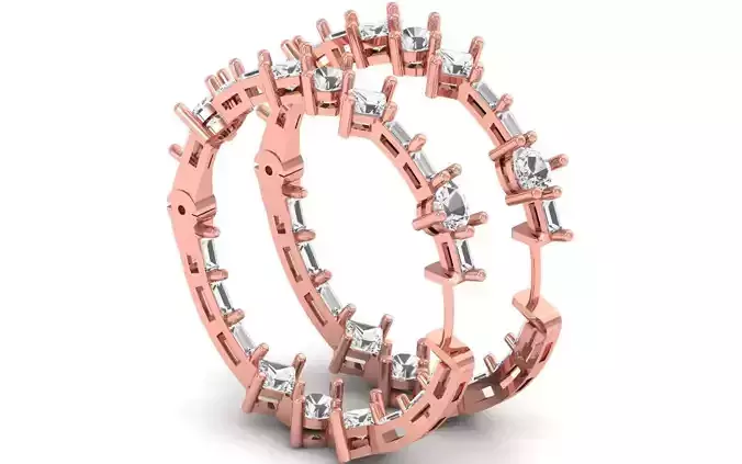 Solitaire Women Diamond Earring