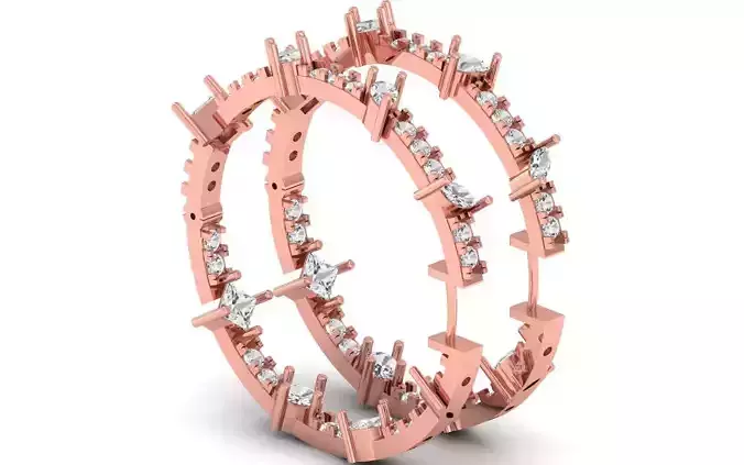 Solitaire Women Diamond Earring