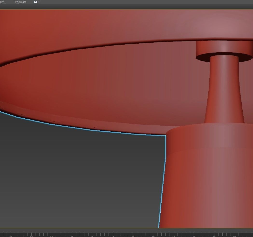 VOGUE table lamp with shade 3D model_4