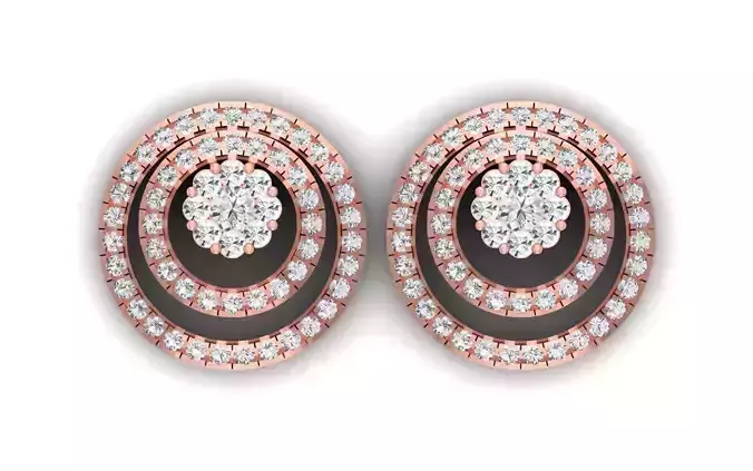 Solitaire Women Stud Diamond Earring