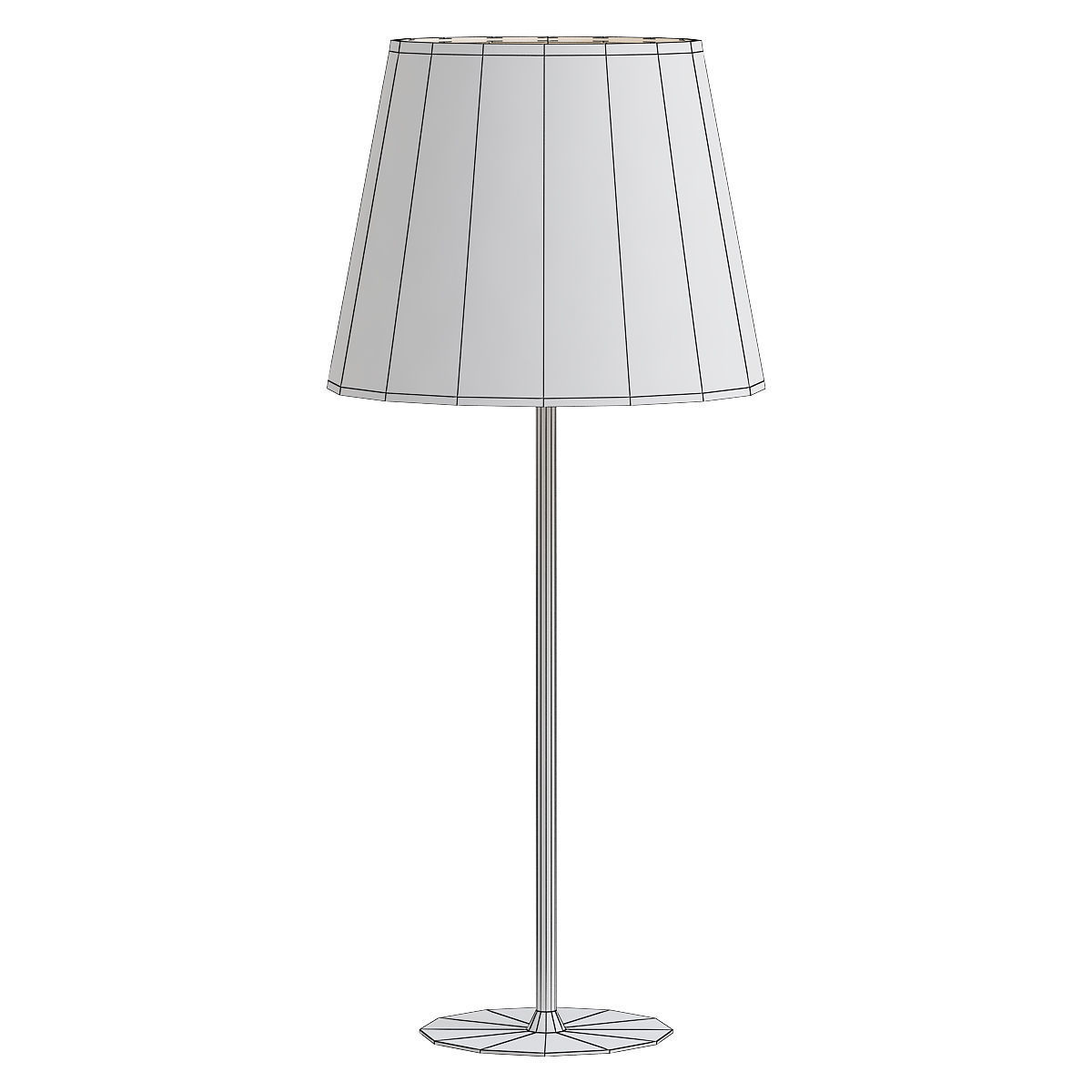 PROSPEKT table lamp with shade 3D model_1