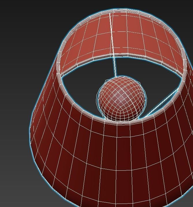 PROSPEKT table lamp with shade 3D model_4