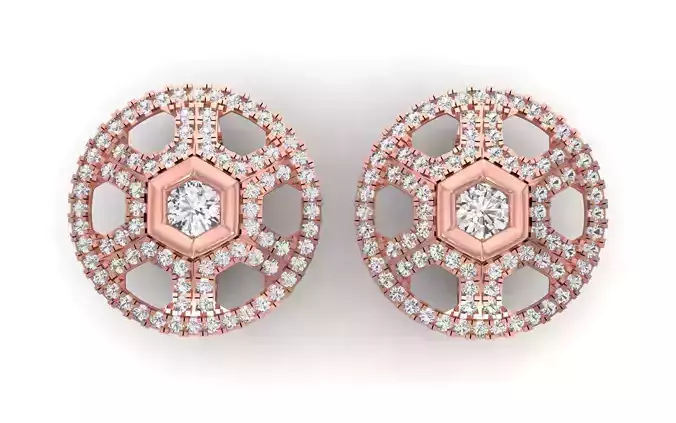 Solitaire Women Diamond Earring