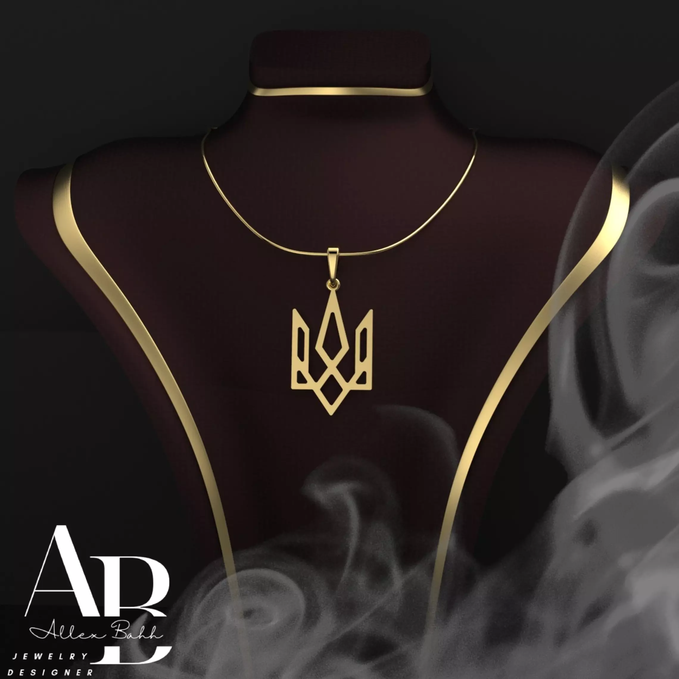 Ukrainian Trident 3D print model