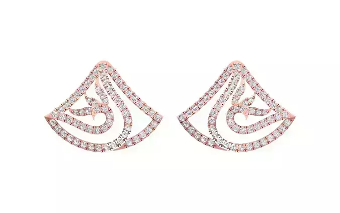 Solitaire Women Diamond Drop  Earring