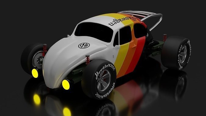 Volkswagen beetle concept 3D model