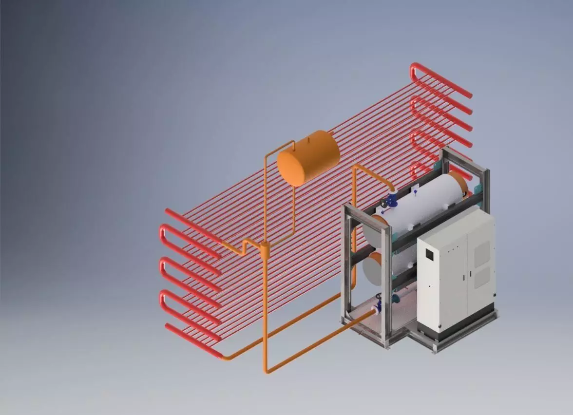 ELECTRIC THERMAL HOT OIL EQUIMENT 3D model