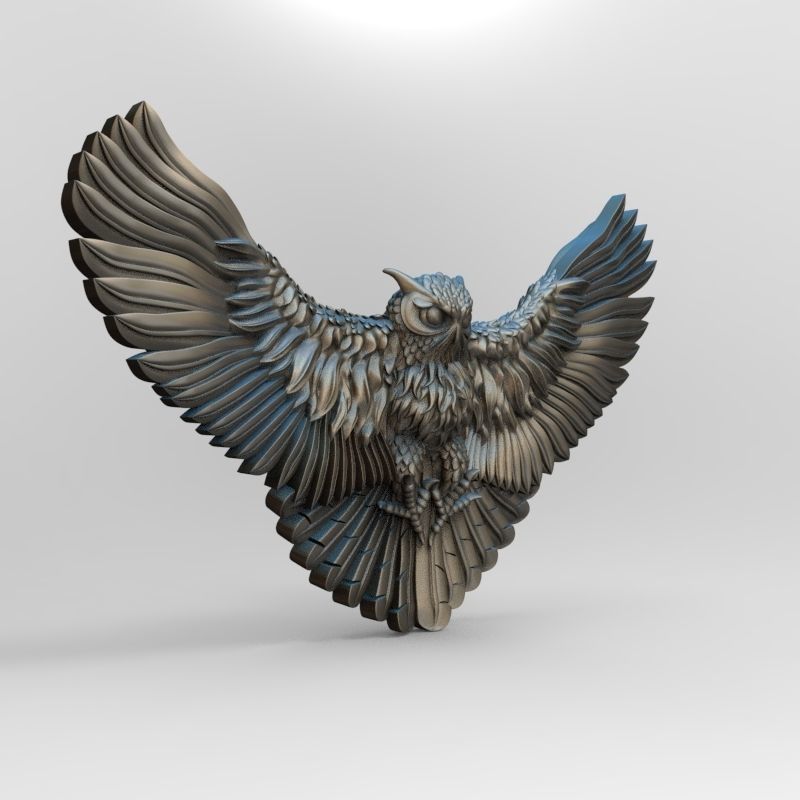 The Owl 3D print model_4