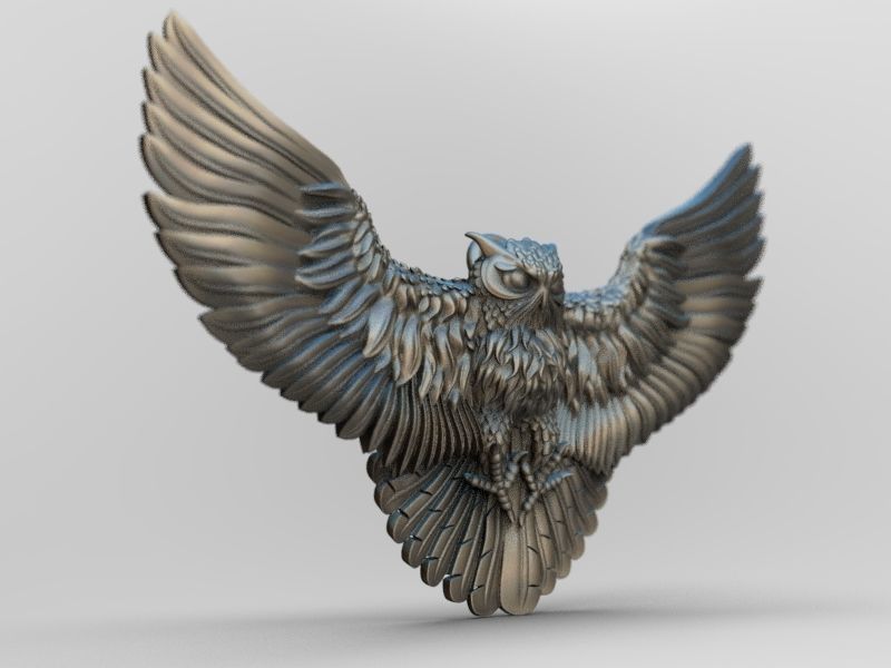The Owl 3D print model_10