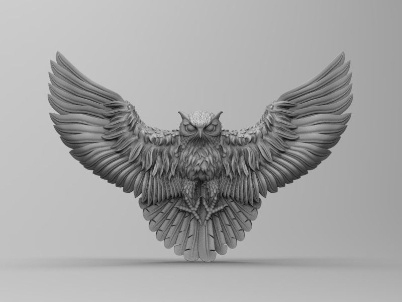 The Owl 3D print model_6