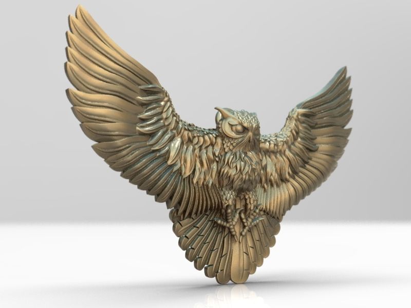 The Owl 3D print model_2