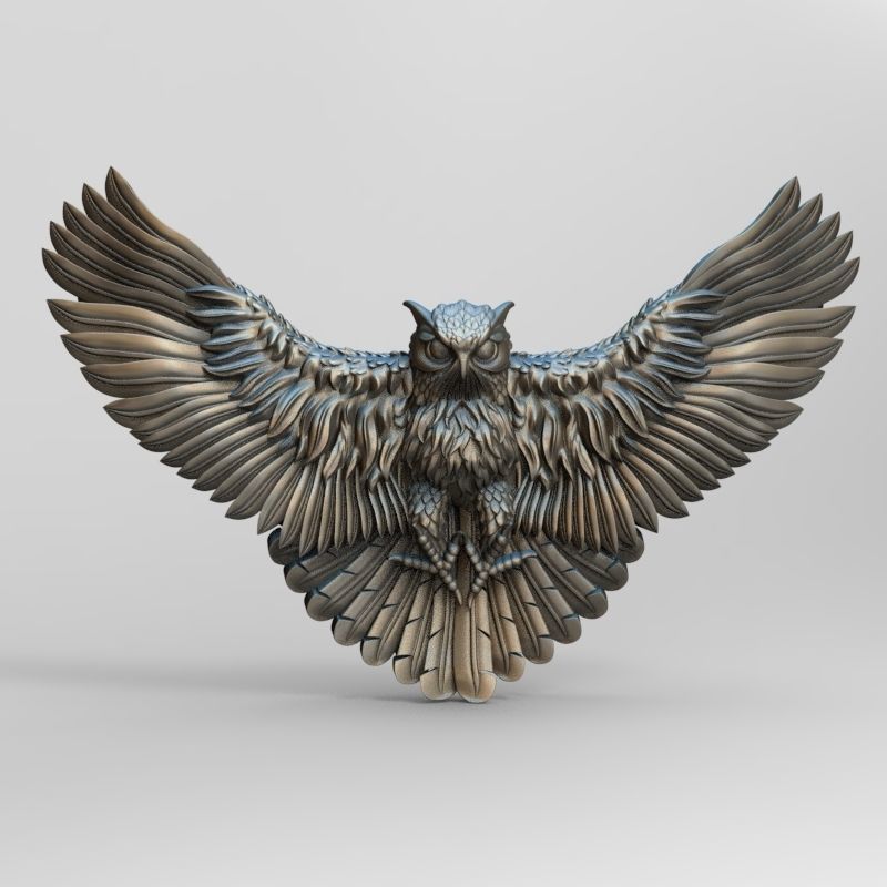 The Owl 3D print model_5