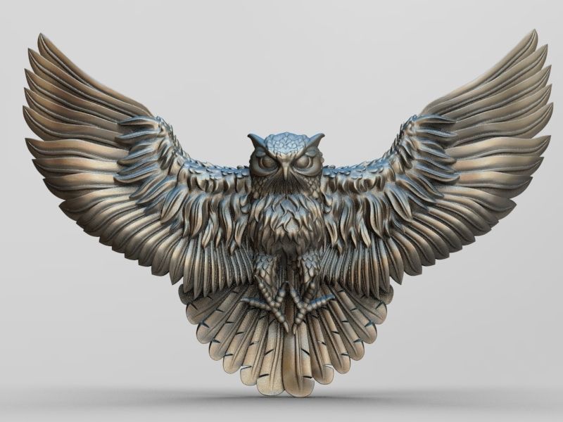The Owl 3D print model_1