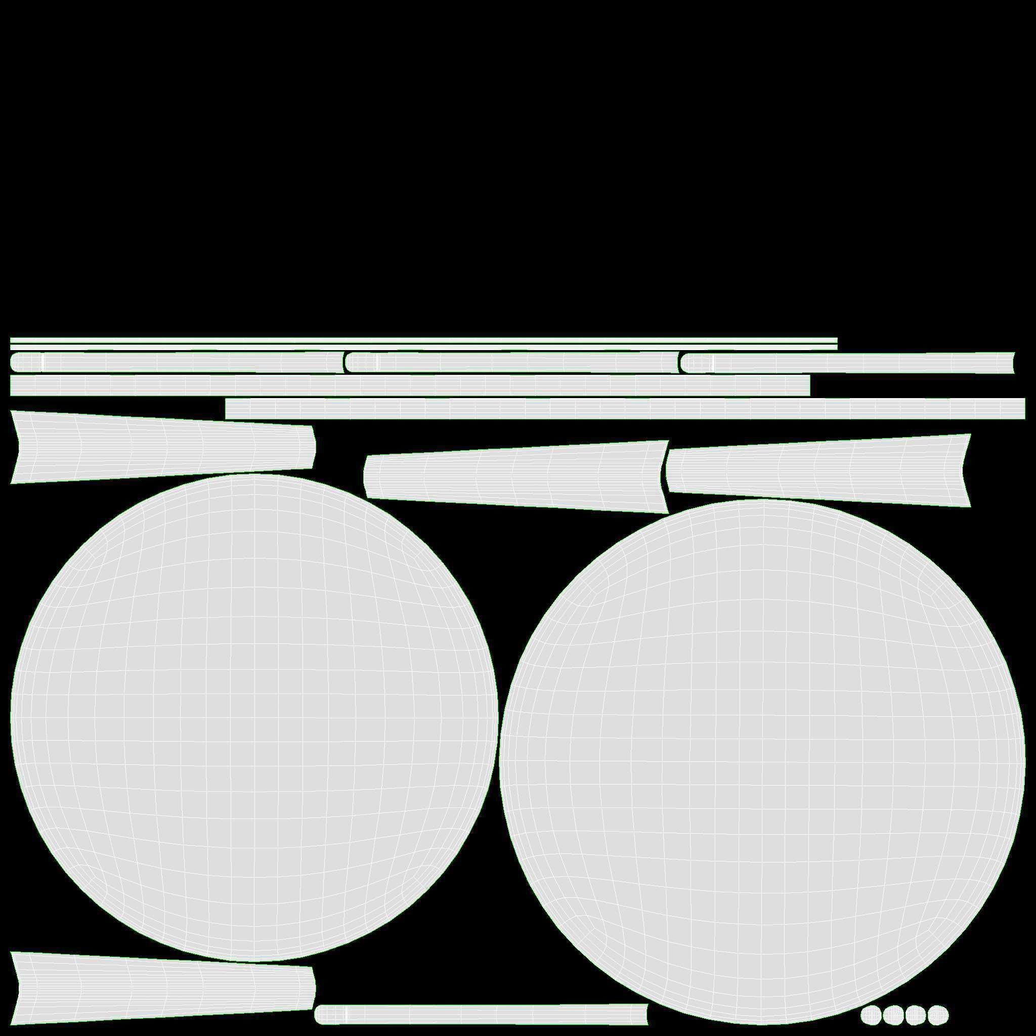 Coffee table Helena round 01 3D model_8