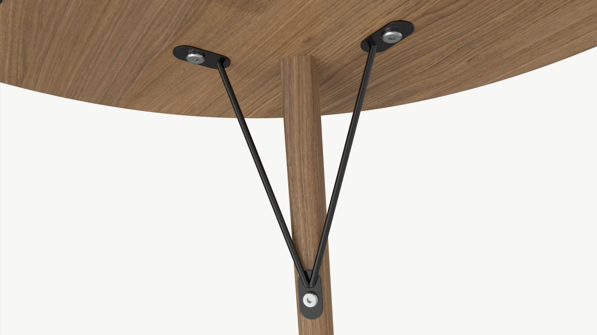 Coffee table Helena round 01 3D model_3