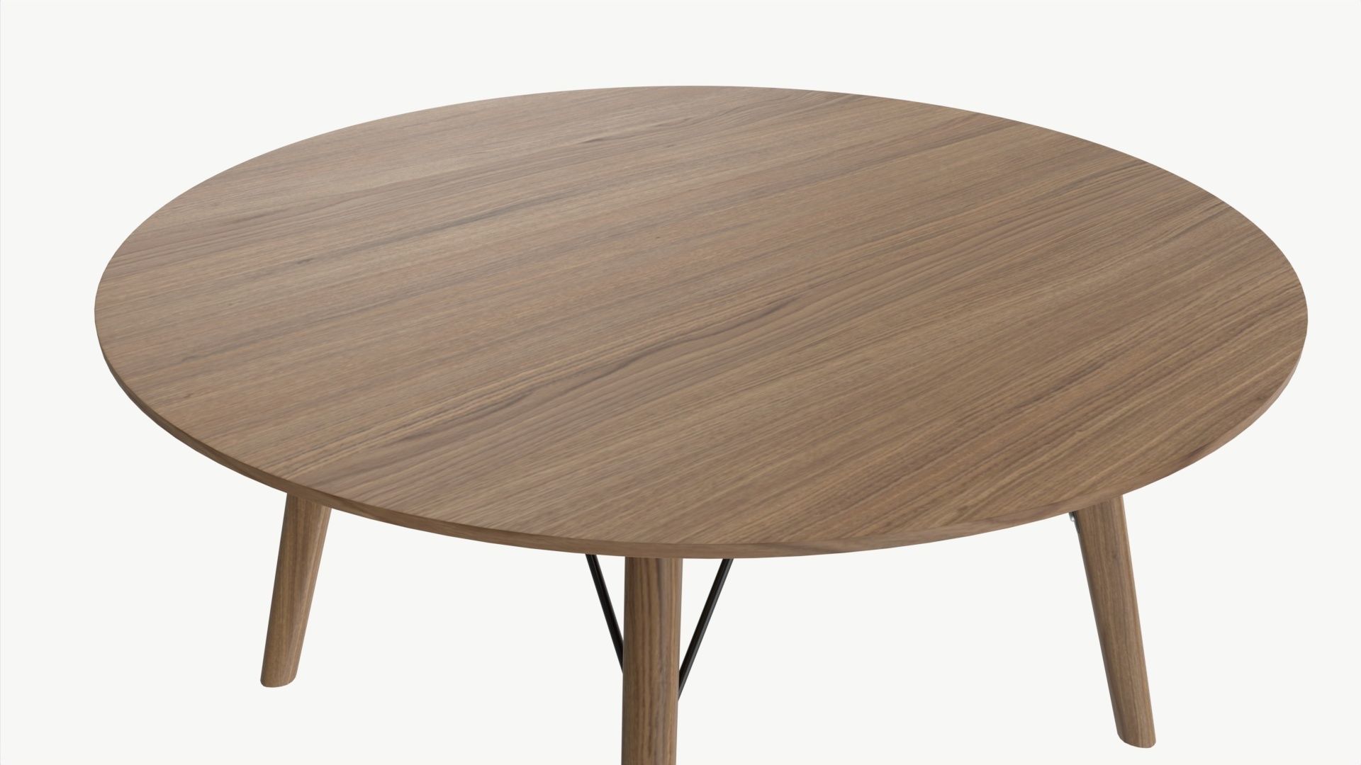 Coffee table Helena round 01 3D model_1
