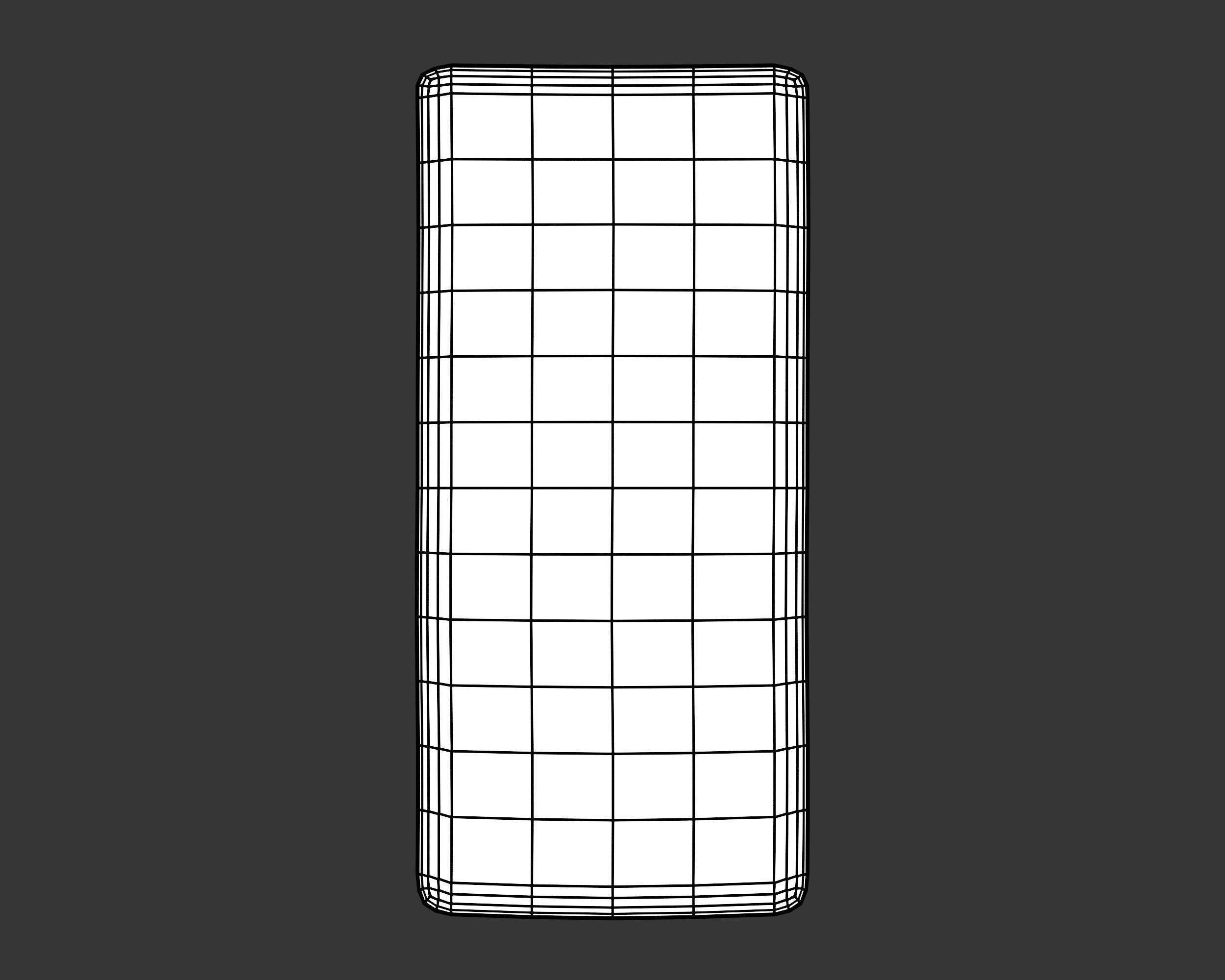 Medieval Crude Accessory Bedroll Low-poly 3D model_10