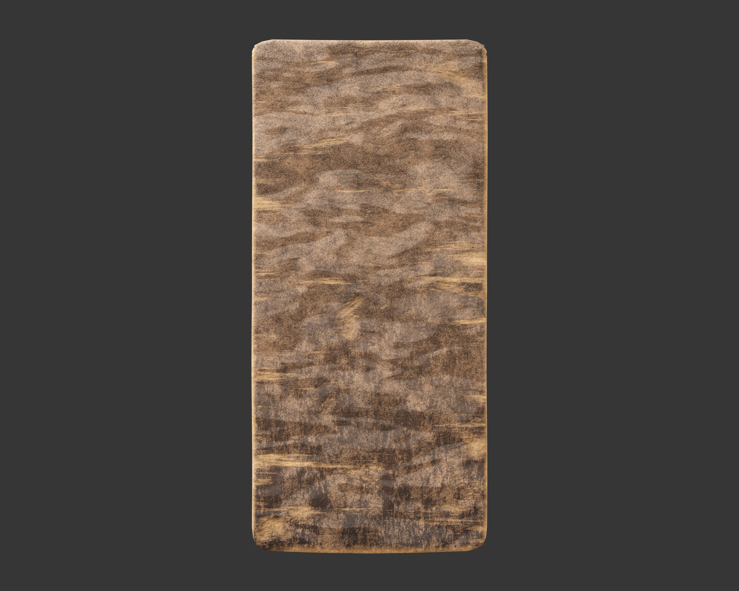 Medieval Crude Accessory Bedroll Low-poly 3D model_8